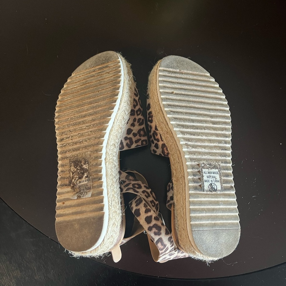 Blowfish Brown and Cream Espadrilles Comfortable Summer Shoes - Picture 6 of 15